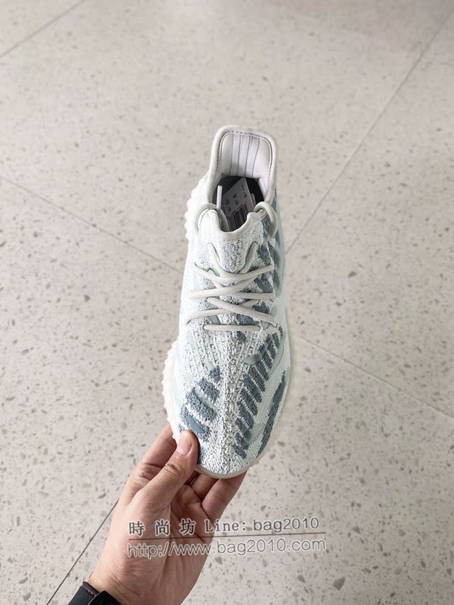 Adidas男女椰子鞋 阿迪達斯夜光椰子350 Adidas Yeezy Boost 350 v3水滴淺灰  xhn1561